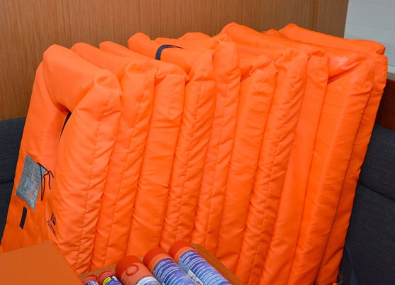 Lifejackets and liferaft